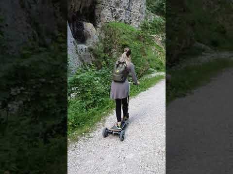 Simple electric vehicle : mountain test