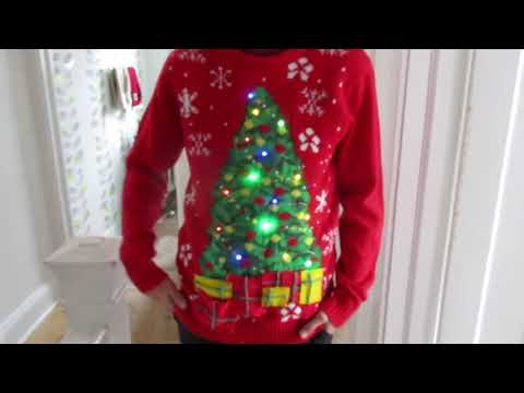 Singing and Flashing Christmas Sweater!