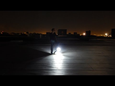 Skateboard Floodlights -- the big ride