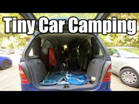 Sleeping in a small car | First Test | W168 Mercedes-Benz A Class Micro Camping