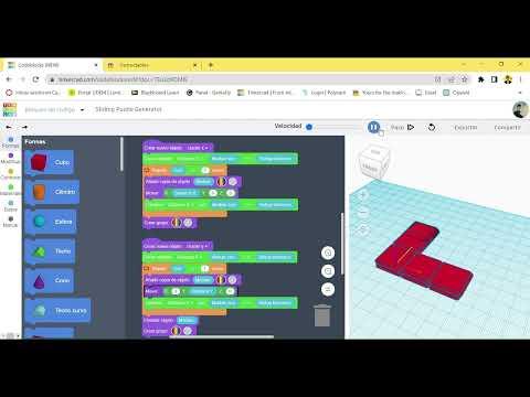 Sliding Puzzle Generator With Tinkercad Codeblocks - Clustering the tiles