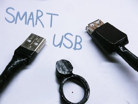 Smart Lock USB. Use Magnet Polarity to Unlock and Lock Usb