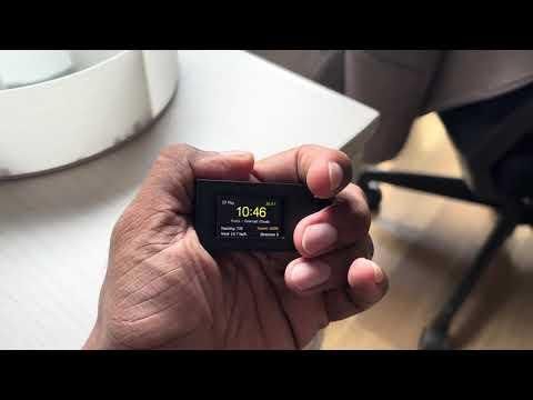 Smart Pocket Watch With Spotify and F1 Info Dashboard