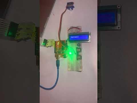 Smart parking gate security system using arduino