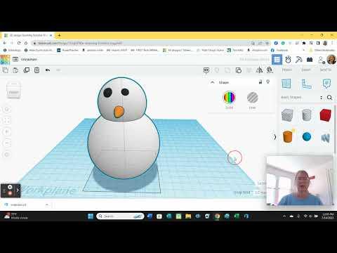 Snowman 3: Align and place eyes