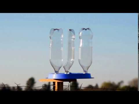 Soda bottle windturbine