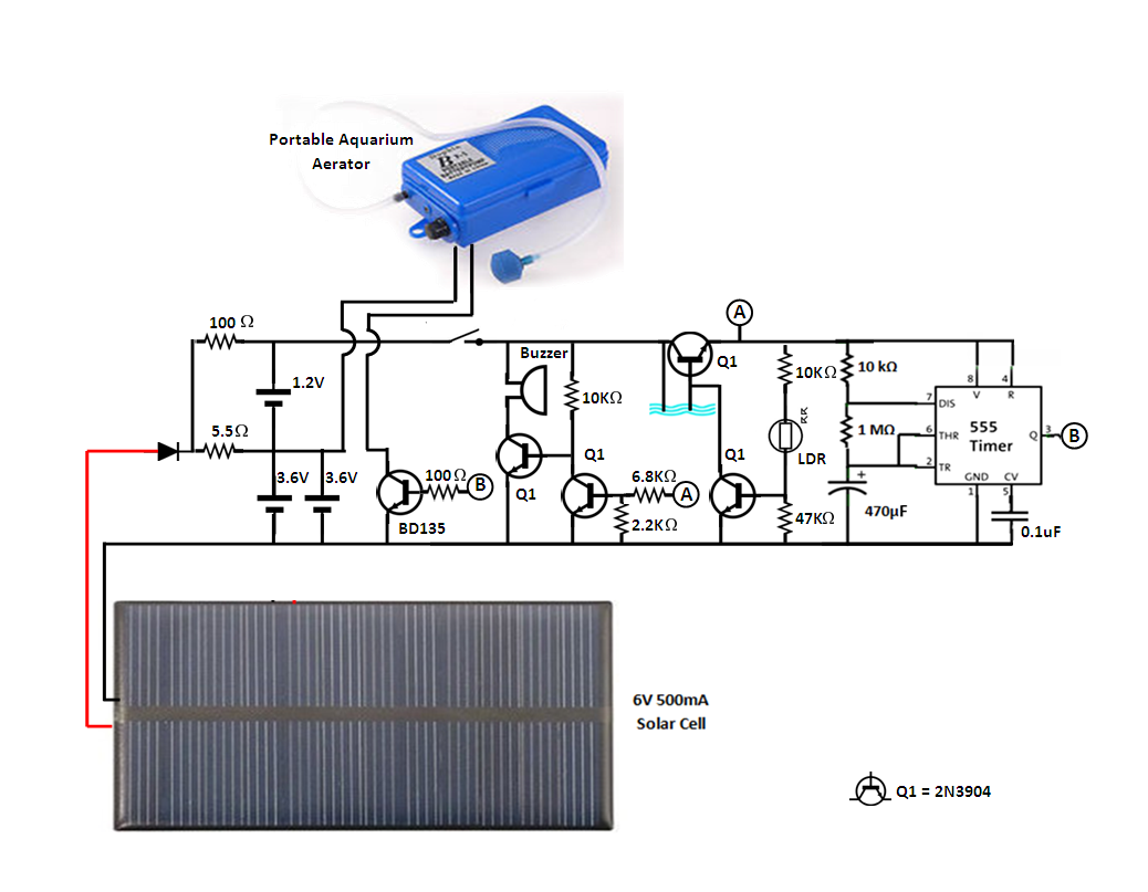 Solar Scare Mosquito Circuit Diagram.bmp
