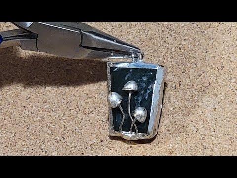 Soldered Mushroom Pendant - Soldering