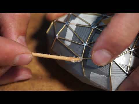 Soldering the mesh of heart