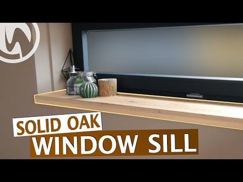 Solid Oak Window Sill - How to make