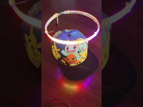 Sound Reactive LED Halo Hat