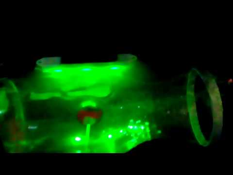 Sphere test in wind tunnel