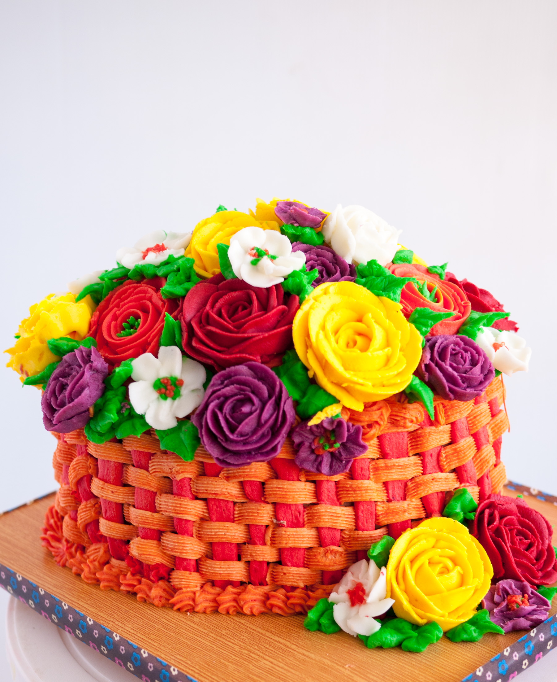 Spring Buttercream Basket of Flowers (13).JPG