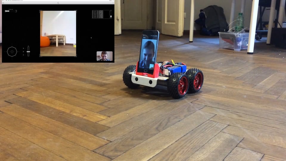 SpyBot - Internet controlled mobile robot with videostream