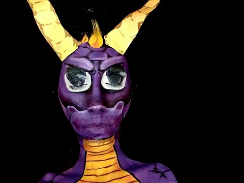 Spyro The Dragon Face Paint