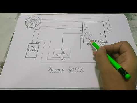 Srikar's Speaker Circuit Diagram