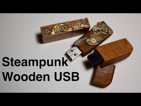 Steampunk Wooden USB