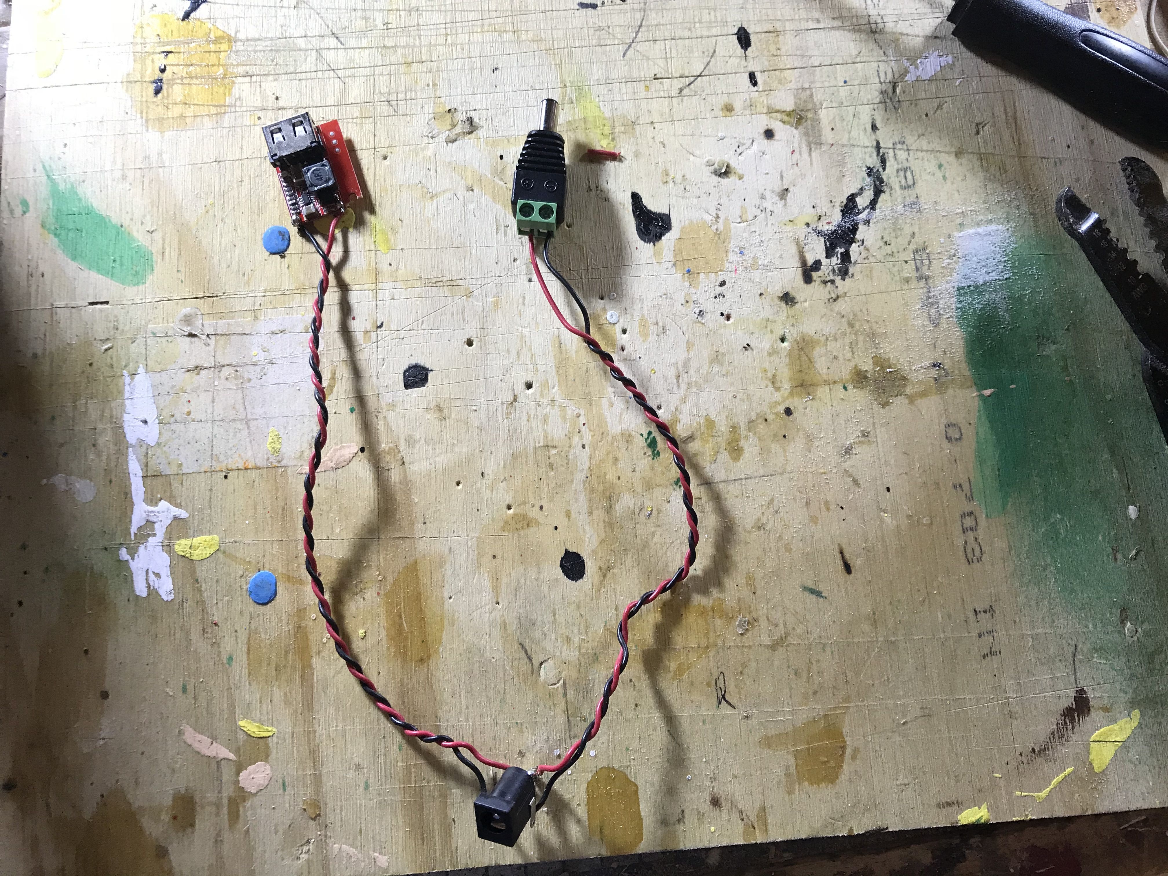 Step 15f  - power wiring harness really complete.JPG