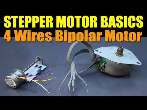 Stepper Motor Basics - 4 Wires Bipolar Motor