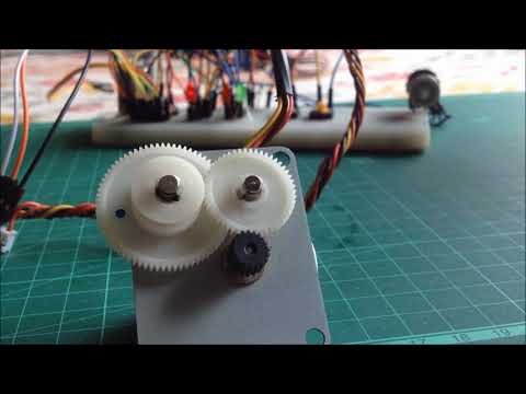 Stepper motor speed and direction control without microcontroller!