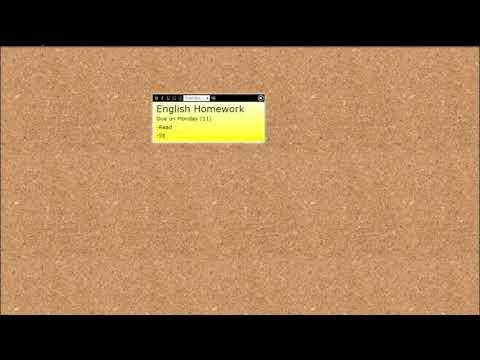 Sticky Notes - Tips