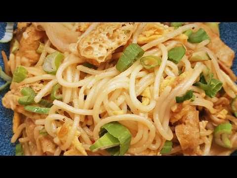 Stir Fry Noodles with Puffed Tofu &amp; Mushroom
