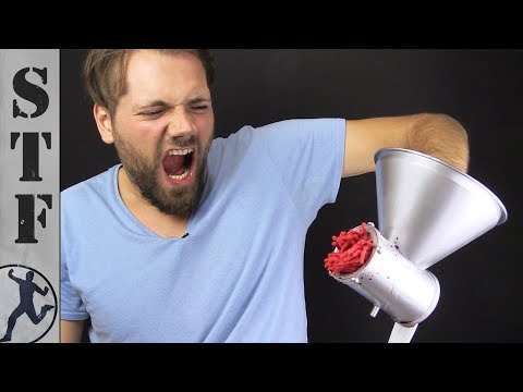 Stuck Hand in a Meat Grinder | DIY Halloween Prop/Costume