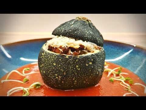 Stuffed 8-Ball Zucchini Bowls