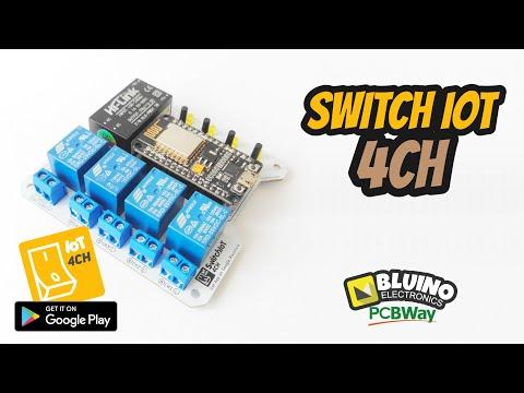 SwitchIoT 4CH | Home Automation Project IoT | DIY Sonoff 4 Channel