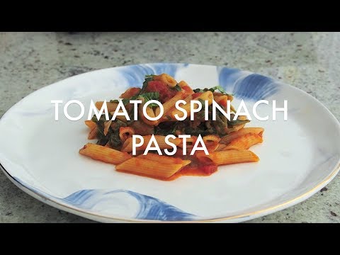 TOMATO SPINACH PASTA | Christie at Home