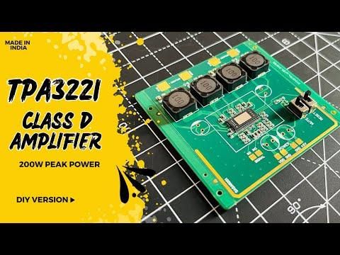 TPA3221 CLASS D Amplifier Assembled board from JLCPCB