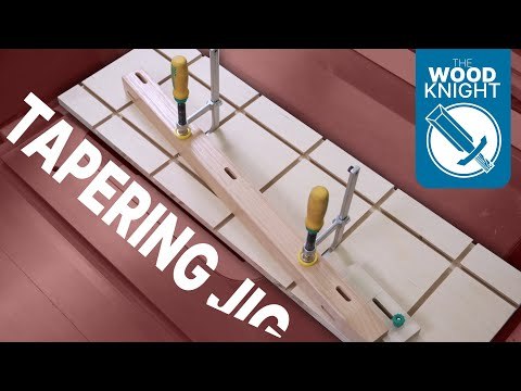 Tapering Jig (Using Dovetail clamps and hardware) | Woodworking Project