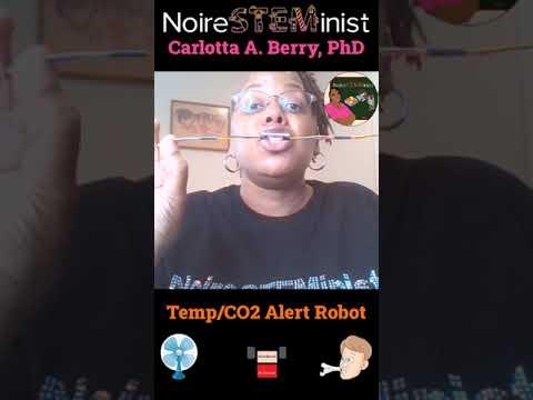 Temperature and CO2 alert robot with SparkFun Qwiic Connect Sensors - Part 1 - #NoireSTEMinist ✊🏿🤖✊🏾