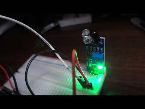 Test IR Obstacle Avoidance Module