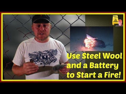 Test the Prep #5 - Will Steel Wool and a Battery Start a Fire?