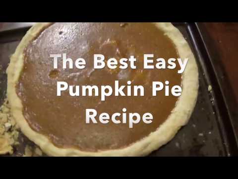 The Best Easy Pumkin Pie Recipe