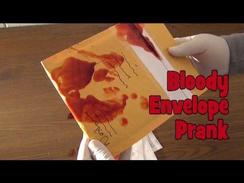 The Bloody Envelope Prank!!!