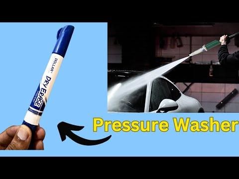 The CRAZIEST Thing You Can Do with a Marker | Powerful Pressure Washer