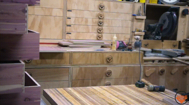 The Patchwork Plywood and Ebonized Oak Dresser 33 GIF.gif
