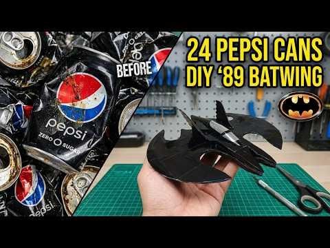 The Ultimate '89 Batwing Scratch-Build (24 Recycled Soda Cans!)