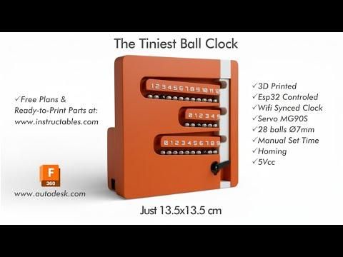 The World&rsquo;s Tiniest Rolling Ball Clock