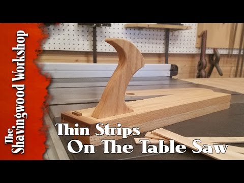 Thin Strips on The Table Saw