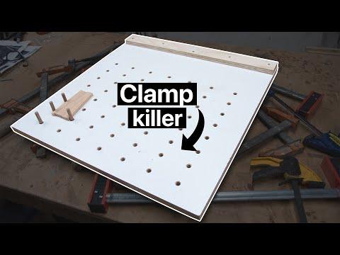 Throw away your woodworking clamps and make this instead | DIY clamping panel