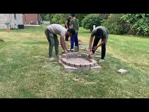 Timelapse of a Fireplace being created