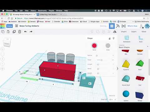 TinkerCAD - Basic 3 Bearing Spinner