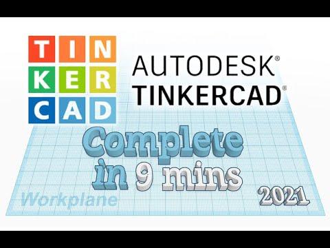 TinkerCAD - Tutorial for Beginners in 9 MINUTES! [ COMPLETE ]