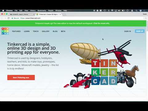 TinkerCAD 1   How to log in