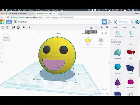 TinkerCAD 10   Changing the color of an object