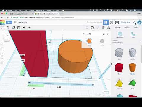 TinkerCAD 5   Using the ruler and dimensions