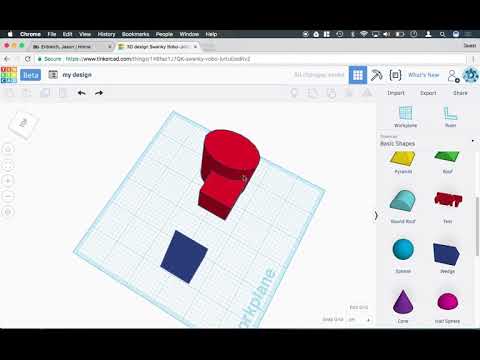 TinkerCAD 6   Grouping shapes together